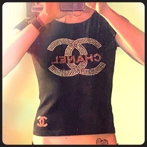 CHANEL Sparkly Top